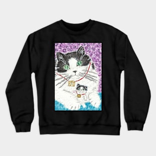 Cute cat  art Crewneck Sweatshirt